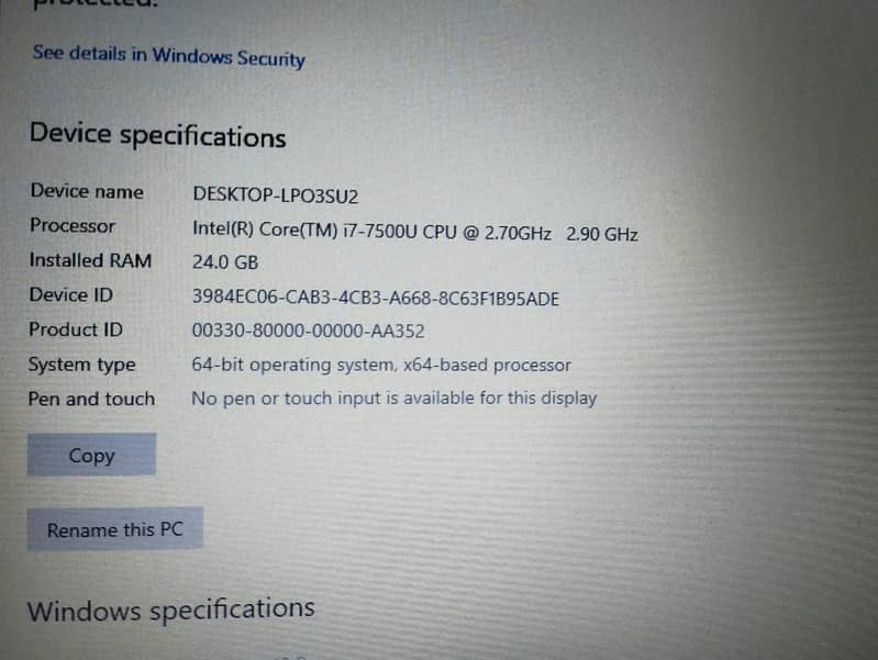 Laptop Dell Inspiron 5567, Ci7, 7 Gen, 128 GB SSD, 1 TB HDD, 24 GB RAM 1