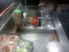 fast food making counter