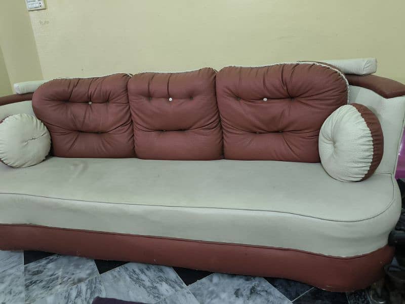 Rexine sofa set 2