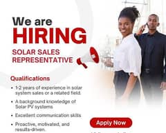 Solar sales representatives Australian Campaigne required