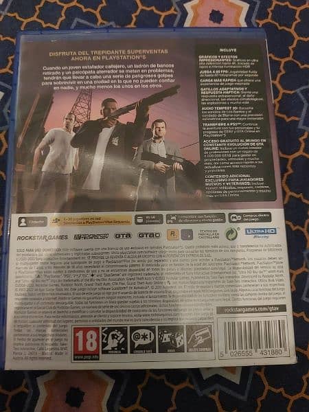 GTA 5 PS5 disc 1