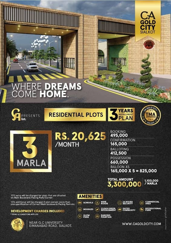 Get In Touch Now To Buy A Plot File In CA Gold City 1