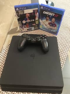 PS4 SLIM 1 TB WITH 2 expensive Games for sale