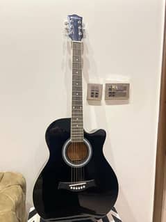 Caesar  julius guitar in black