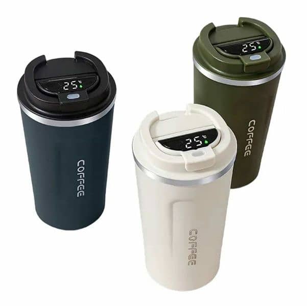 Get your own custom name Thermos with digital temperature panel 4