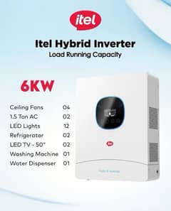 Inverter Itel 6kw on grid hybrid dual