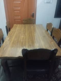 dining table with 6 chairs 031@7087/9100