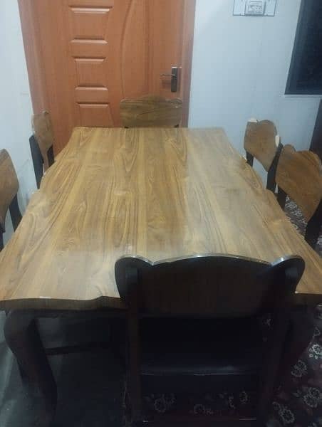 dining table with 6 chairs 031@7087/9100 0