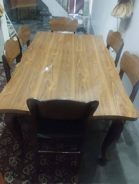 dining table with 6 chairs 031@7087/9100 1