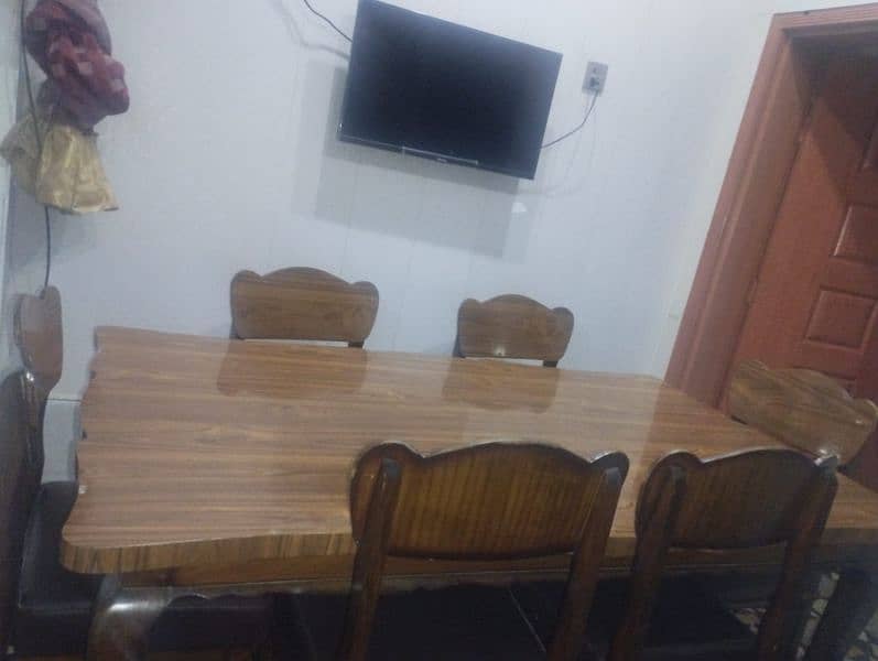 dining table with 6 chairs 031@7087/9100 2