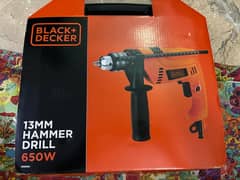 Black & Decker Drill Machine, Drill bits, Black & Decker screw set etc