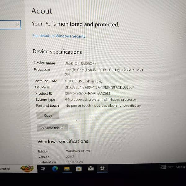 best condition Lenovo t14 i5-10 Gen 7