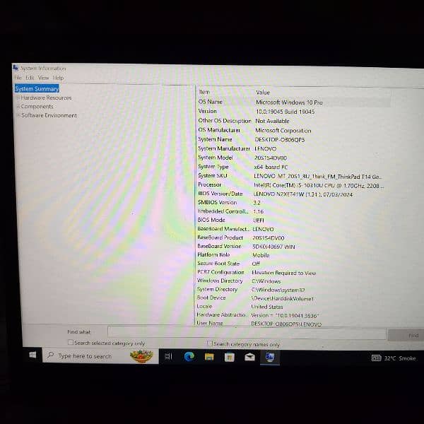 best condition Lenovo t14 i5-10 Gen 12