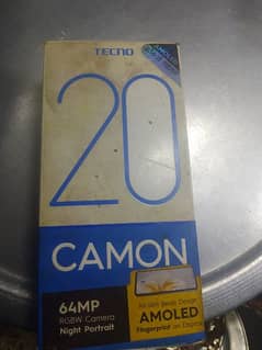 Tecno camon 20 only box 0