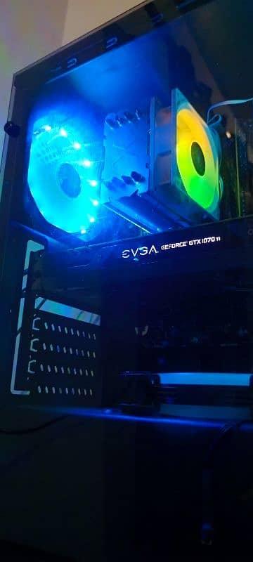 EVGA GeForce GTX 1070ti 8 GB and 144hz gaming monitor 1