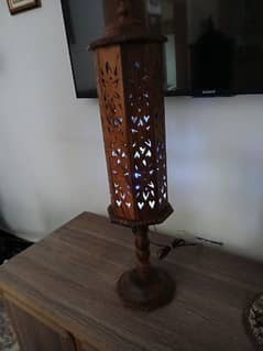 Original Fresh New Wooden Lamp with bulb