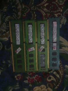 8gb ram ddr3 all okay 2 gb each