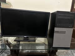 Dell Optiplex 3020 Cor I5 4th Gen with LED 24 inch and  keyboard