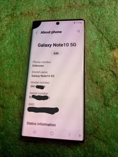 Samsung note 10 5G