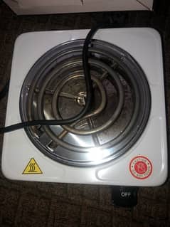 Electric stove with box