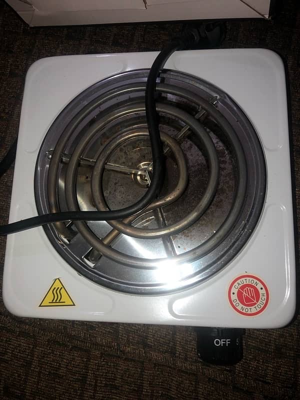 Electric stove with box 0