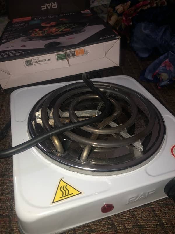 Electric stove with box 2