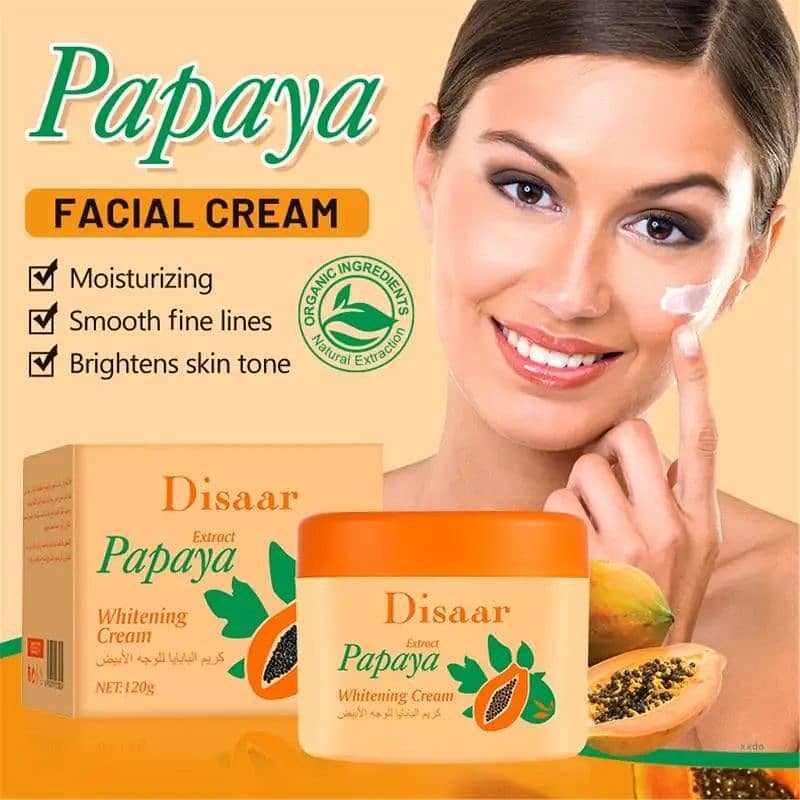 papaya face wash and cream 0