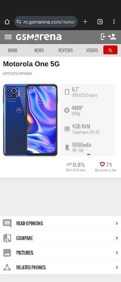 Motorola one 5g