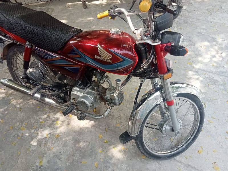 Honda CD 70 multan number 3