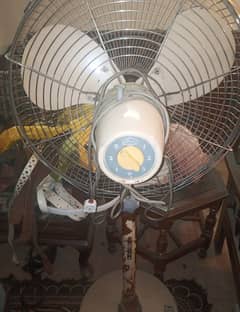 antique 1993 model Breeze trademark series 22" Pedestal Fan