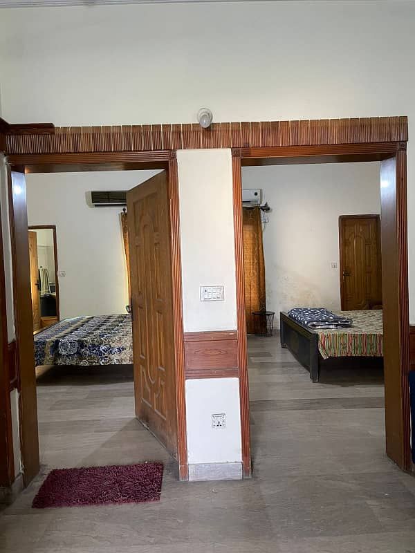 5 mrla furnished lower portion available for rent at johar town 2