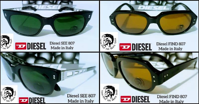 Original Diesel Ray Ban Persol Gold Plated Zeiss Carrera Rayban Hilton 7