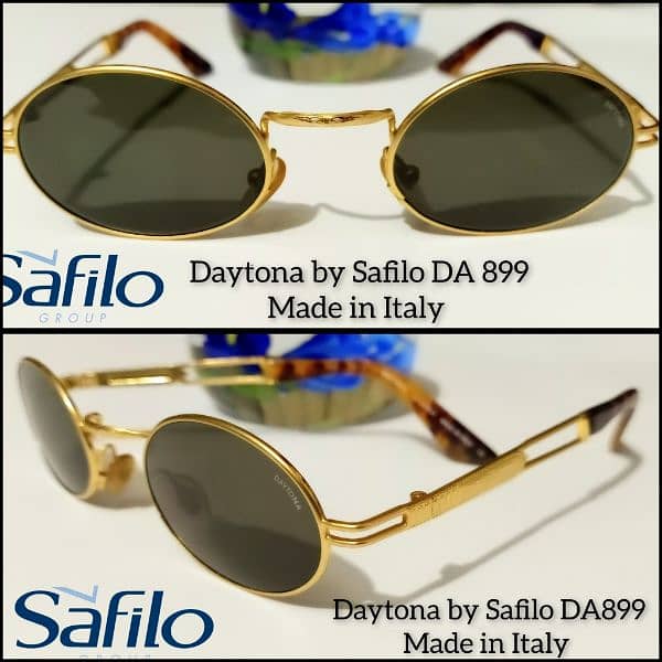 Original Diesel Ray Ban Persol Gold Plated Zeiss Carrera Rayban Hilton 9