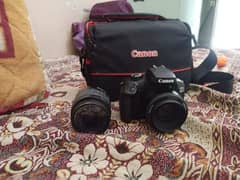 canon eos 4000d with extra lessen