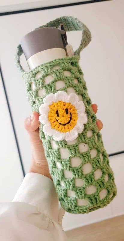 crochet water bottle cover 6