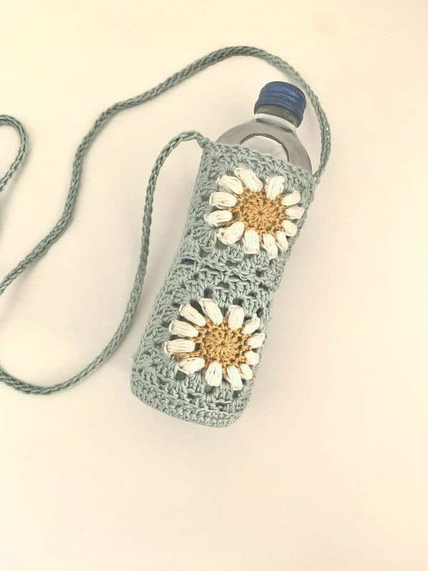 crochet water bottle cover 9