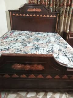 double bed,side table,dressing . table