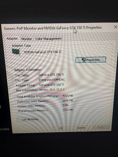 core i5 3 Gen Nvidia GTX 550ti 1.5gb 5