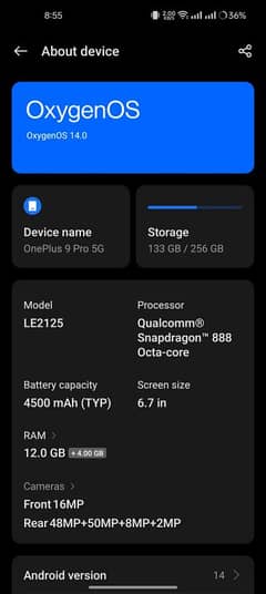 One plus 9 pro 12/256 5G