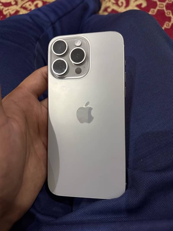 iPhone 15 pro max non pta  physical +e sim box +cable  256 gb 4