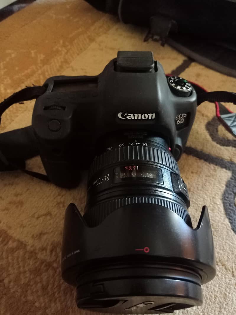 Canon 6d with lens 24-105 4