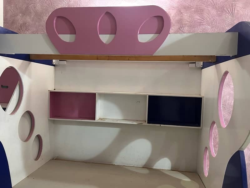 triple bunk bed for kids 0