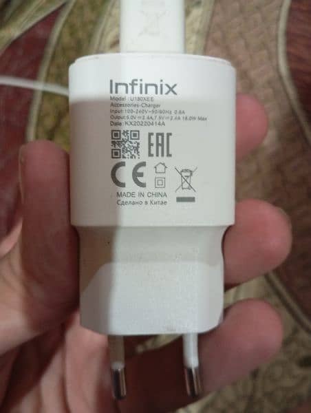 Infinix hot 12 18w charger 2