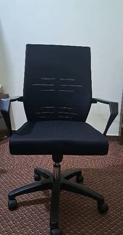 conputer chair black color