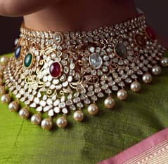 Exquisite Handmade Choker Bridal Set for Women Superior Craftsmanship