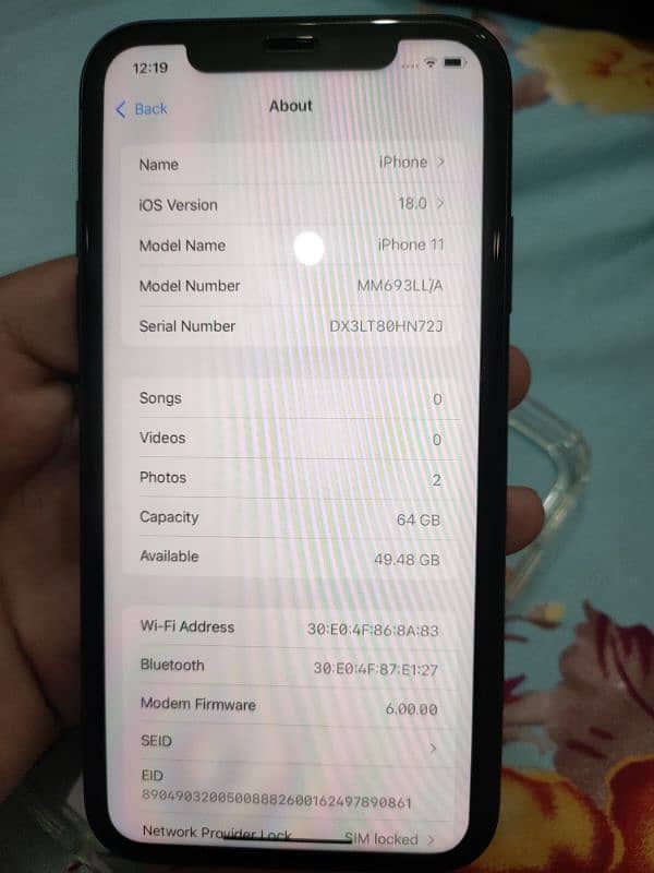 Iphone 11 64gb jv good condition 3