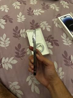 iphone 14 pro max Silver 256gb FU