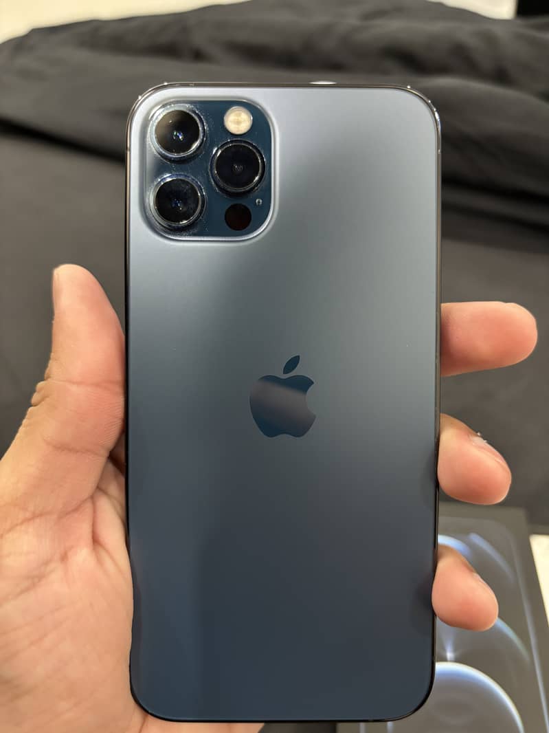 Iphone 12 Pro (128GB) Pacific Blue PTA approved 4