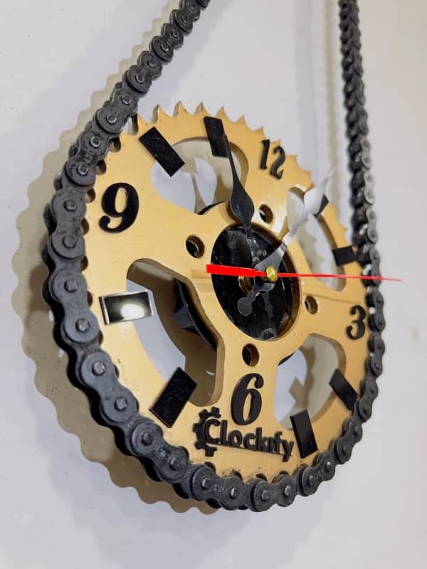 Wall Clocks Available Made by Gear Set Beautiful Item 1