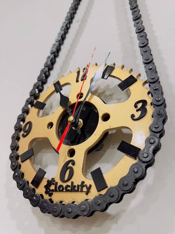 Wall Clocks Available Made by Gear Set Beautiful Item 2